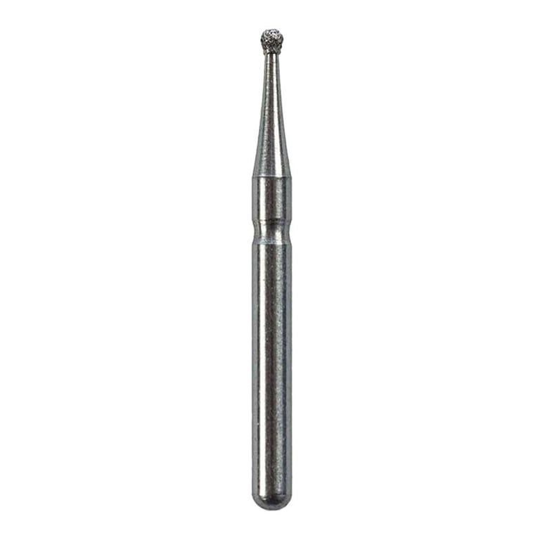 Defend FG #801.009 Medium Round Diamond Bur, 5/Pk