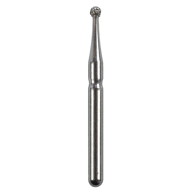 Defend FG #801.012 Medium Round Diamond Bur, 5/Pk