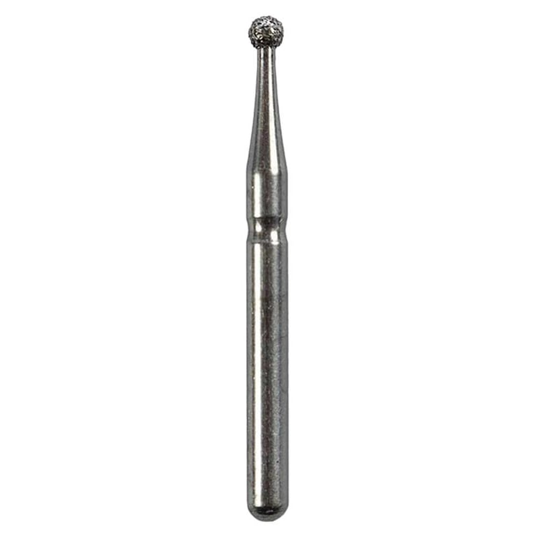 Defend FG #801.014 Medium Round Diamond Bur, 5/Pk
