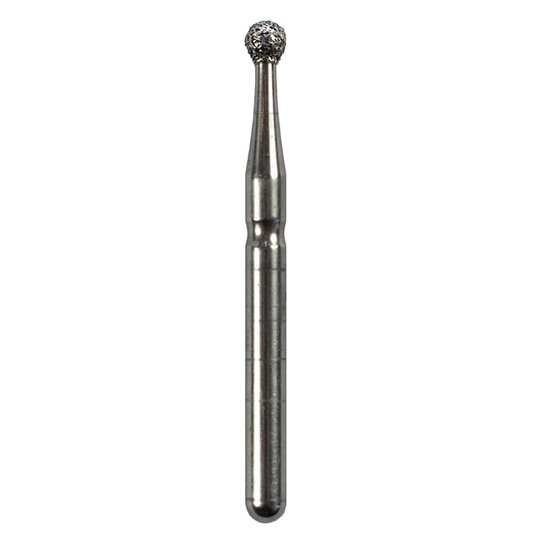 Defend FG #801.016 Medium Round Diamond Bur, 5/Pk
