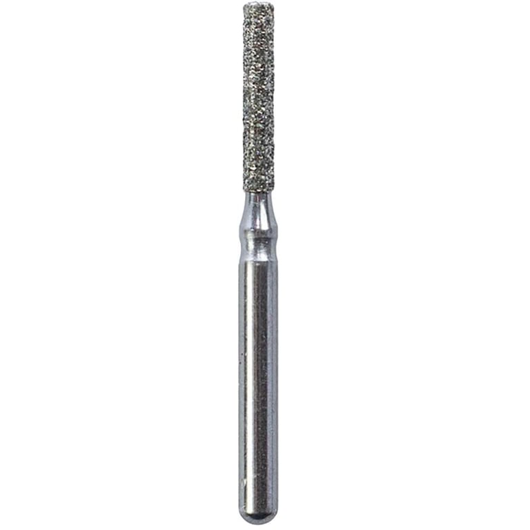 Defend FG #837.014 Medium Flat End Cylinder Diamond Bur, 5/Pk