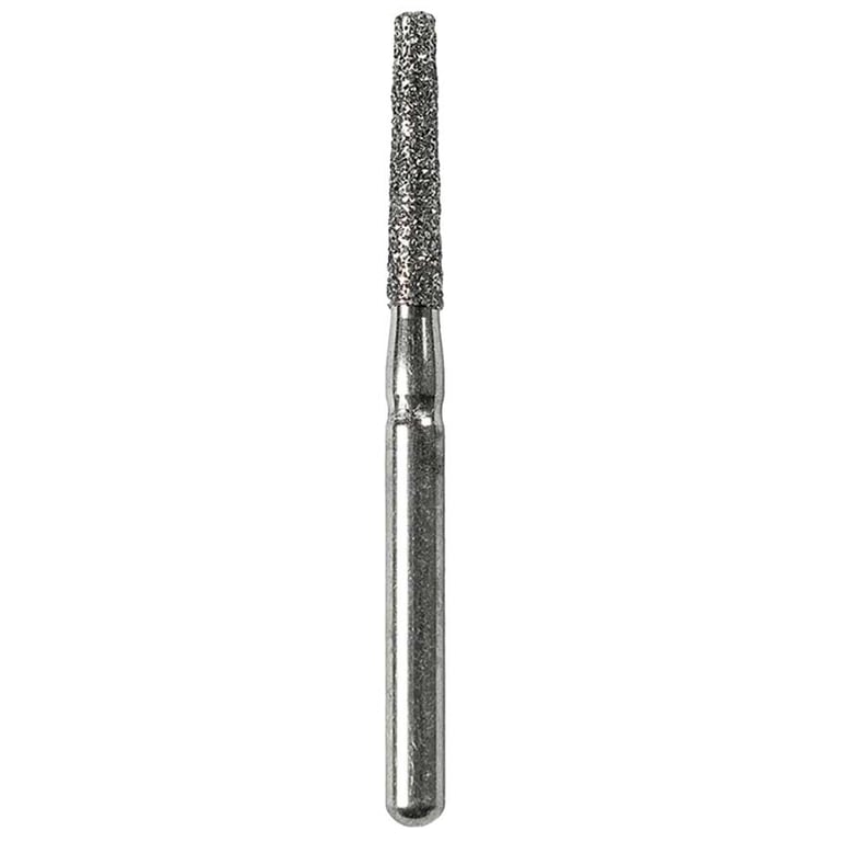 Defend FG #847.016 Medium Flat End Taper Diamond Bur, 5/Pk