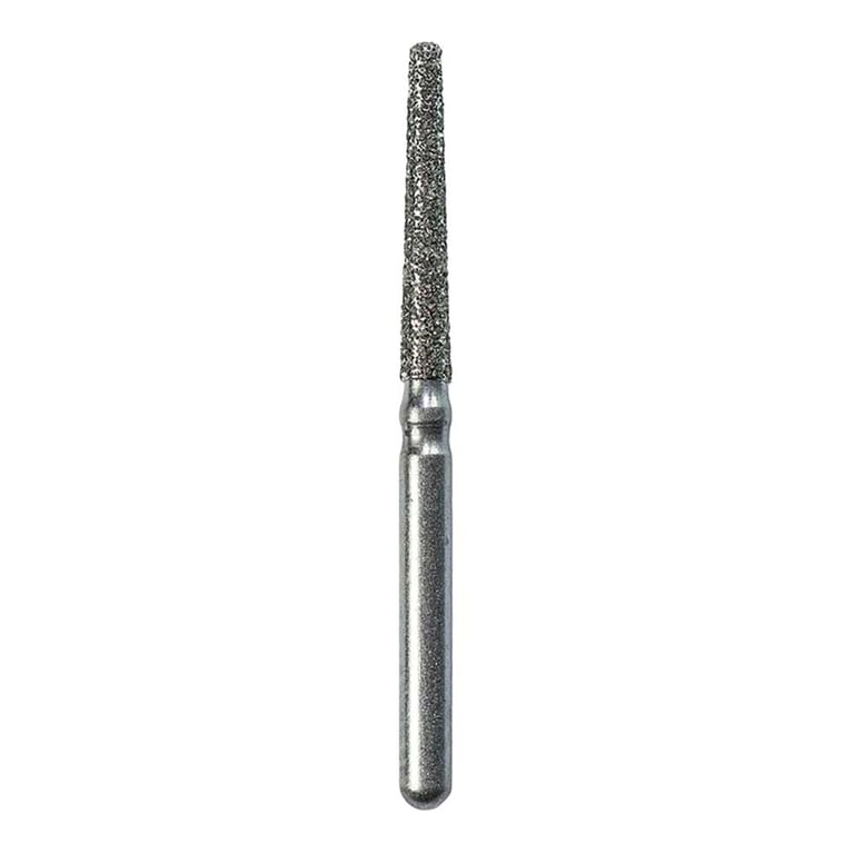 Defend FG #848.016 Medium Flat End Taper Diamond Bur, 5/Pk