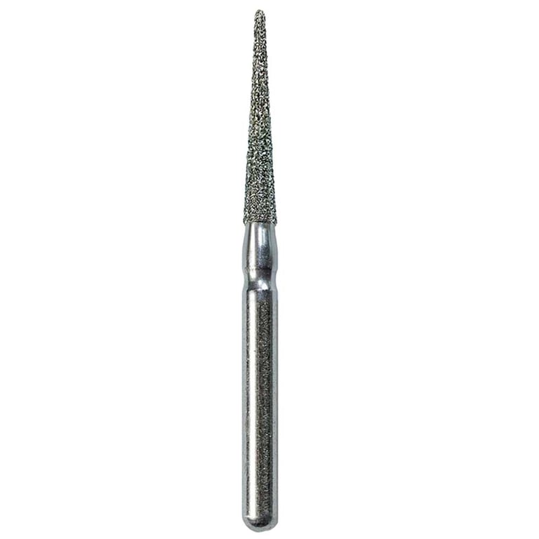 Defend FG #859.016 Medium Needle Shaped Diamond Bur, 5/Pk