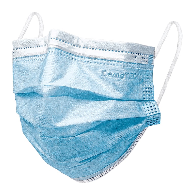 DemeMASK ASTM Level 3 Surgical Earloop Mask, Blue, 50/Pk | Net32