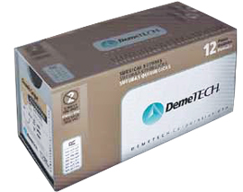 DemeGUT 4/0, 27" (70 cm) Chromic Catgut Absorbable Brown Suture, 12/Box. Reverse Cutting DFS-2