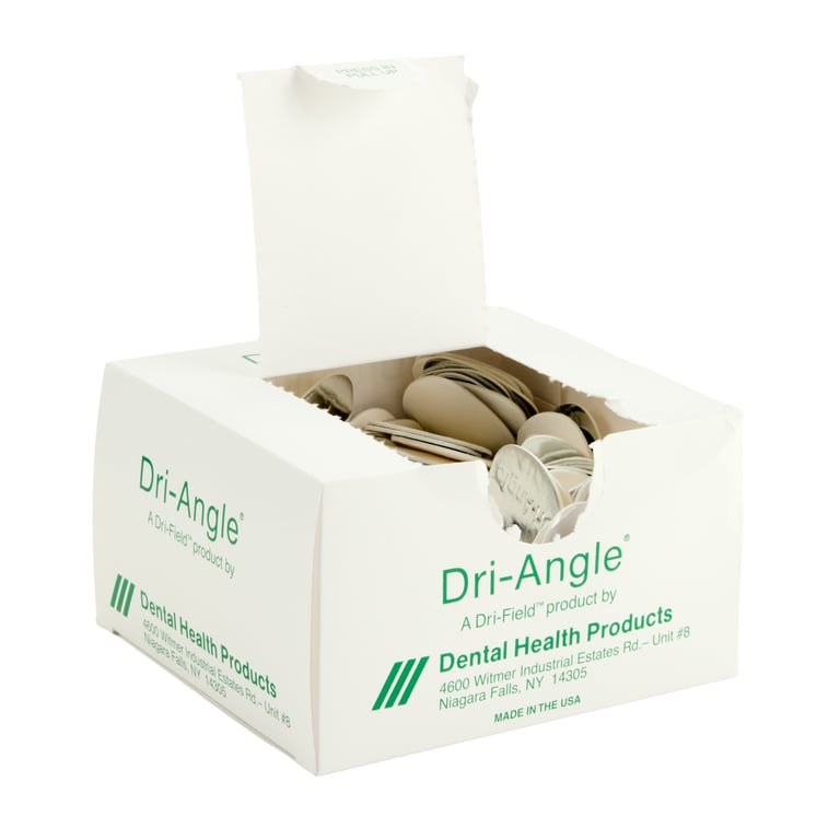 Dri-Angle with Silver - Small Cotton Roll Substitute, Box of 400 cotton roll substitutes
