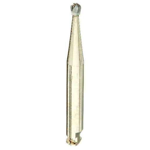 DentalRee RA #4 Round End Cross Cut Fissure Carbide Bur, 10/Pk. For Slow Speed Latch
