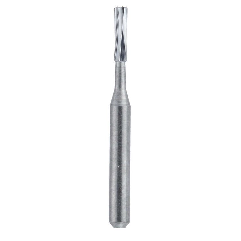 DentalRee Dental Ree FG #57 SS (Short Shank) Straight Fissure Carbide Bur, 10/Pk