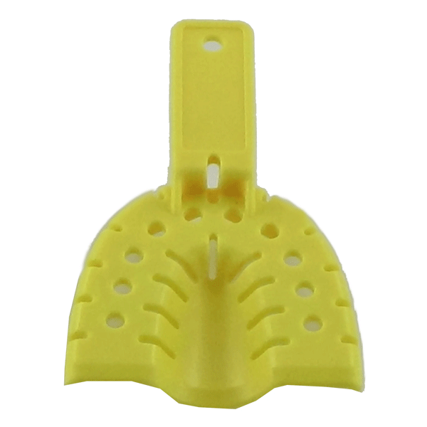next Digital Small Perforated Plastic Impression Tray, Upper Full Arch, 50/Pk. The top of the tray