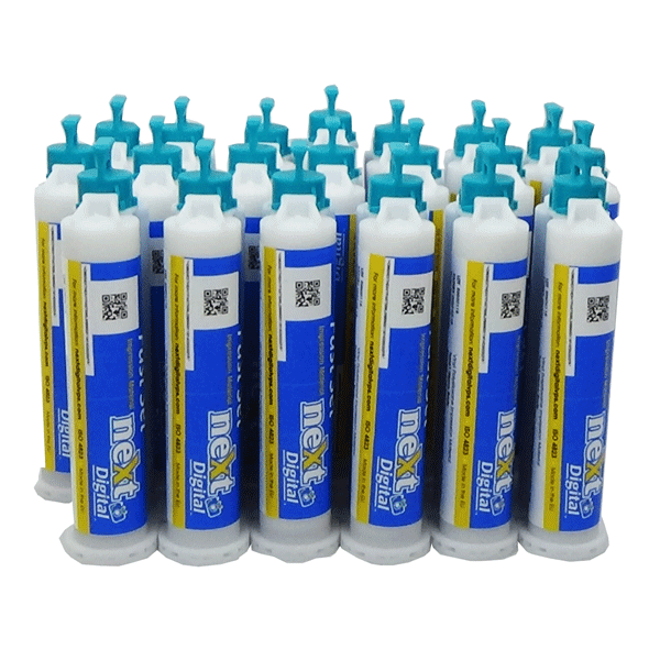 next Digital Fast Set VPS Impression Material, 50 mL, Heavy Body, 20/Pk. Extremely rigid
