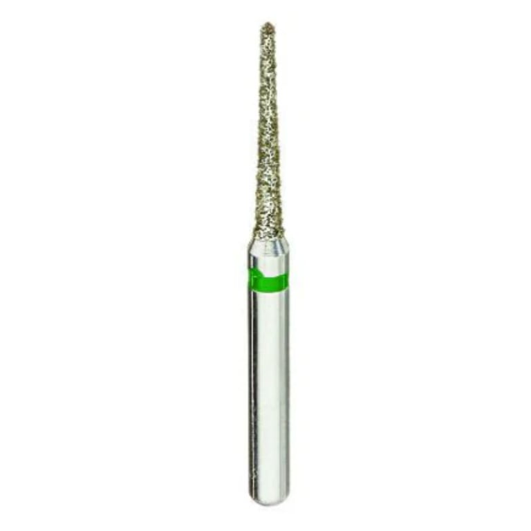 ValuDiamond FG #848.010 Coarse, Round End Taper Diamond Bur, 10/Pk. Designed for both single