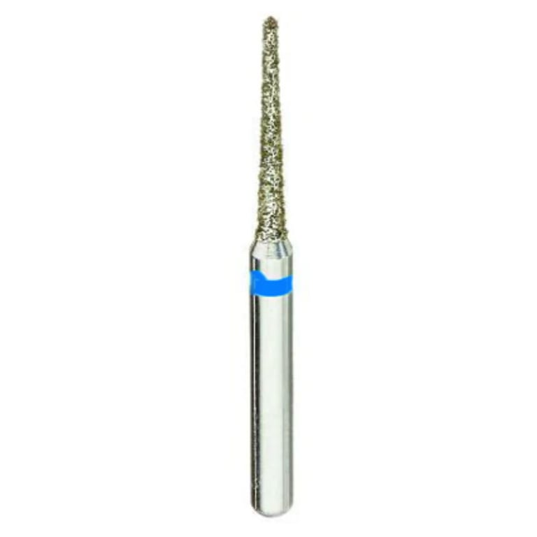 ValuDiamond FG #848.010 Medium, Round End Taper Diamond Bur, 10/Pk. Designed for both single