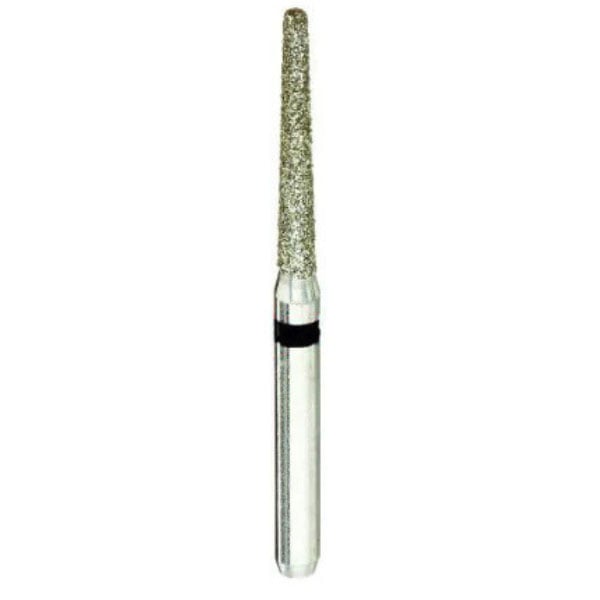 ValuDiamond FG #850.014 Super Coarse, Round End Taper Diamond Bur, 10/Pk. Designed for both single