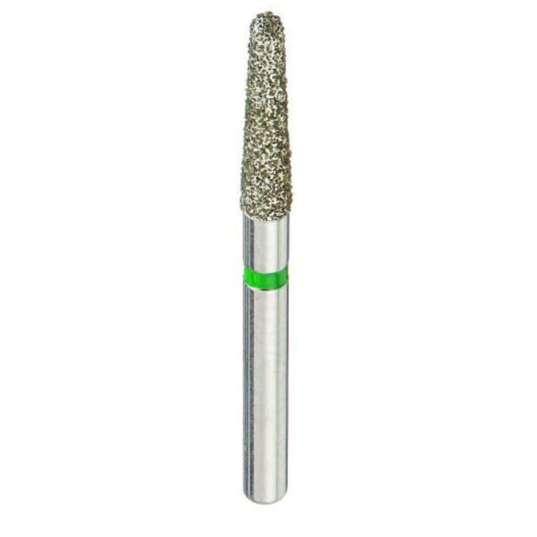 ValuDiamond FG #856L.018 Coarse, Round End Taper Diamond Bur, 10/Pk. Designed for both single