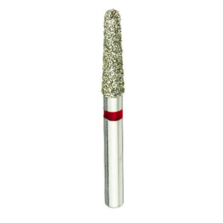 ValuDiamond FG #856L.018 Fine, Round End Taper Diamond Bur, 10/Pk. Designed for both single