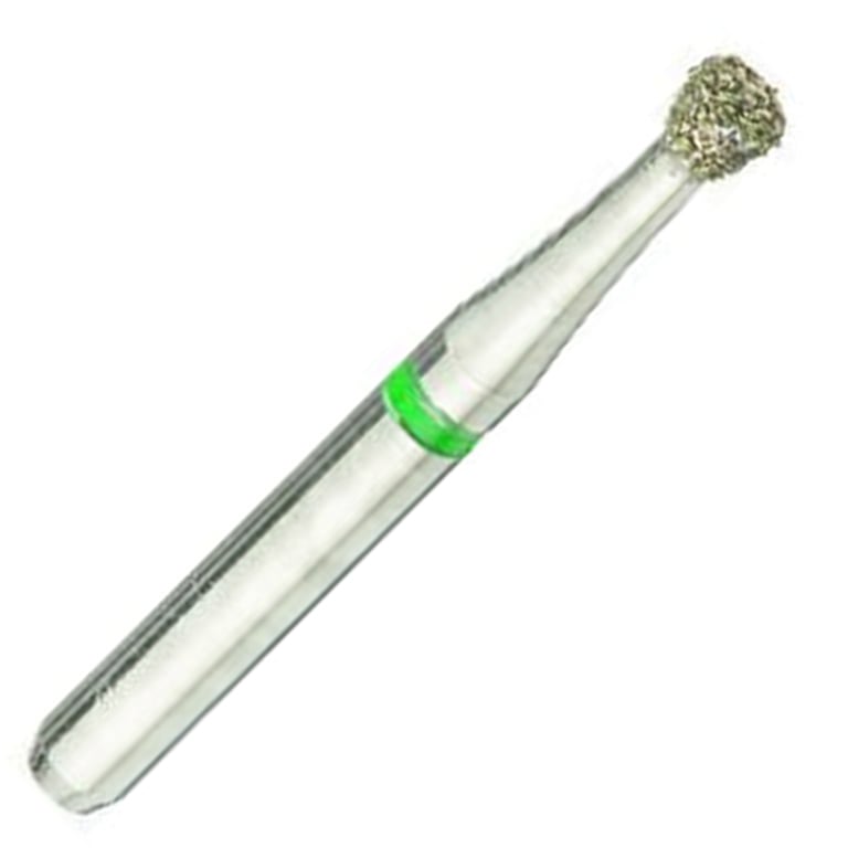 ValuDiamond FG #805.016 Coarse Grit Inverted Cone Diamond Bur, 10/Pk. Head size 1.6mm, head length