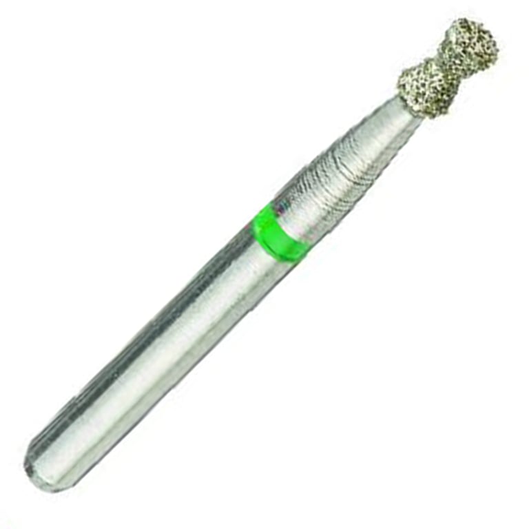 ValuDiamond FG #813.014 Coarse Grit Inverted Cone Diamond Bur, 10/Pk. Head size 1.4mm, head length