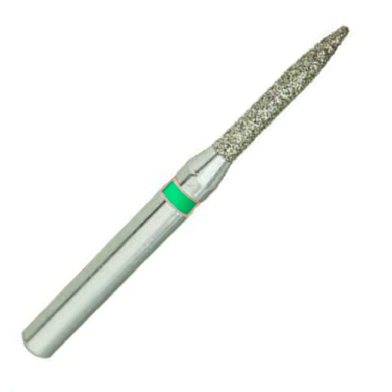 ValuDiamond FG #862.012 Coarse Grit Flame Shaped Diamond Bur, 10/Pk. Head size 1.2mm (V-862/012C)