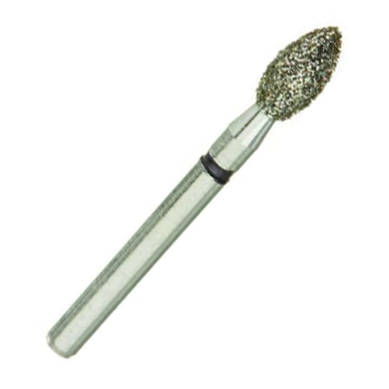 ValuDiamond FG #368.023 Extra Coarse Grit Football Shaped Diamond Bur, 10/Pk. Head size 2.3mm