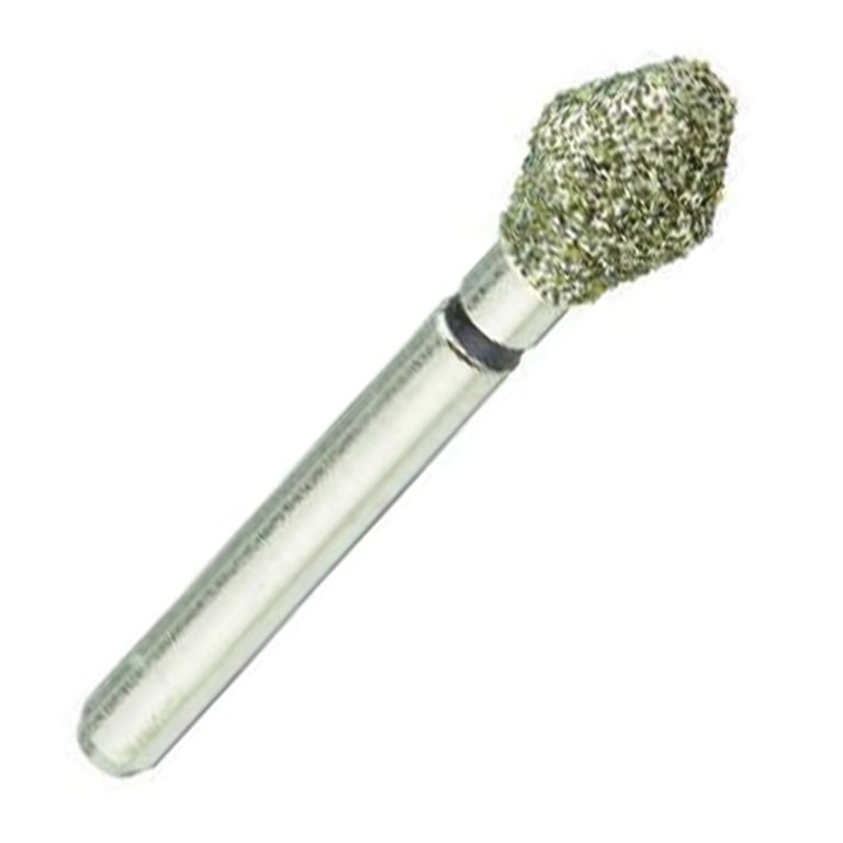 ValuDiamond FG #811.033 Extra Coarse Grit Barrel Shaped Diamond Bur, 10/Pk. Head size 3.3mm, head