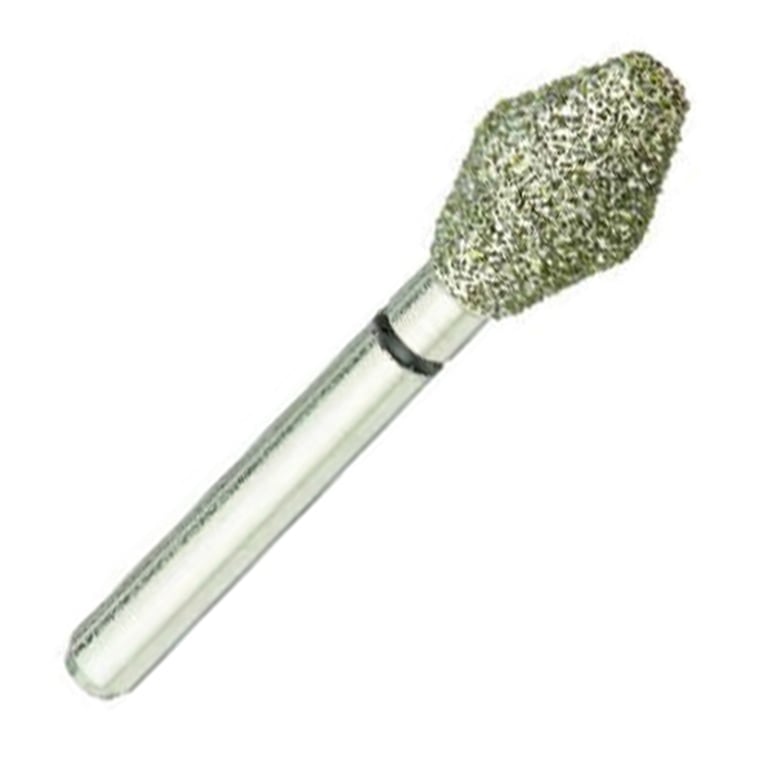 ValuDiamond FG #811.037 Extra Coarse Grit Barrel Shaped Diamond Bur, 10/Pk. Head size 3.7mm, head