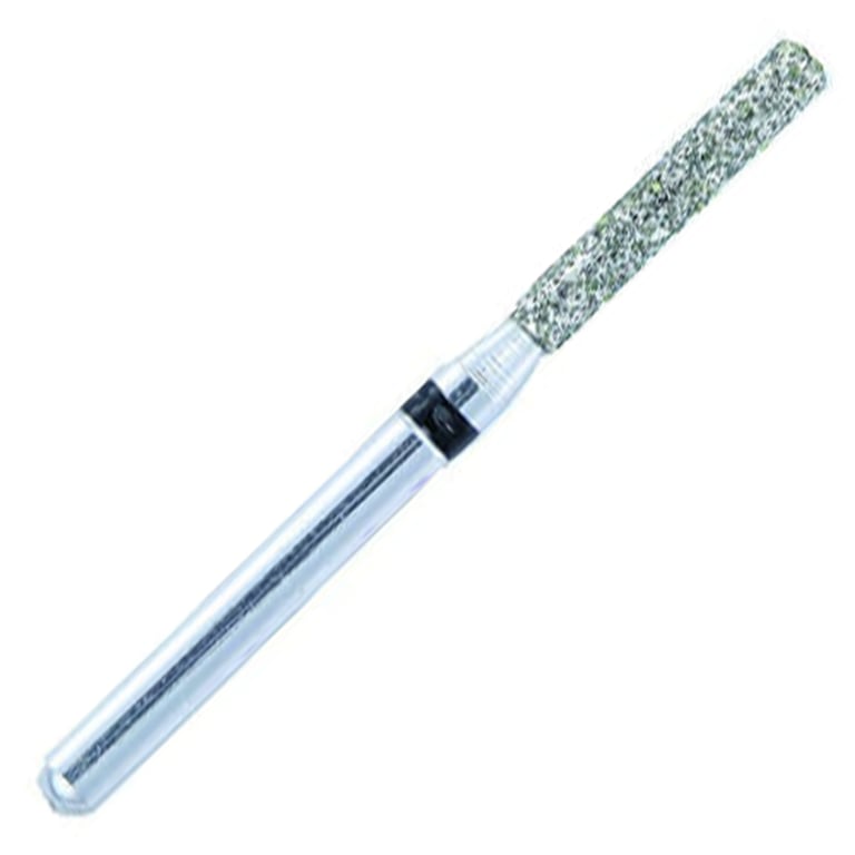 ValuDiamond FG #881.012 Extra Coarse Grit Round End Cylinder Diamond Bur, 10/Pk. Head size 1.2mm