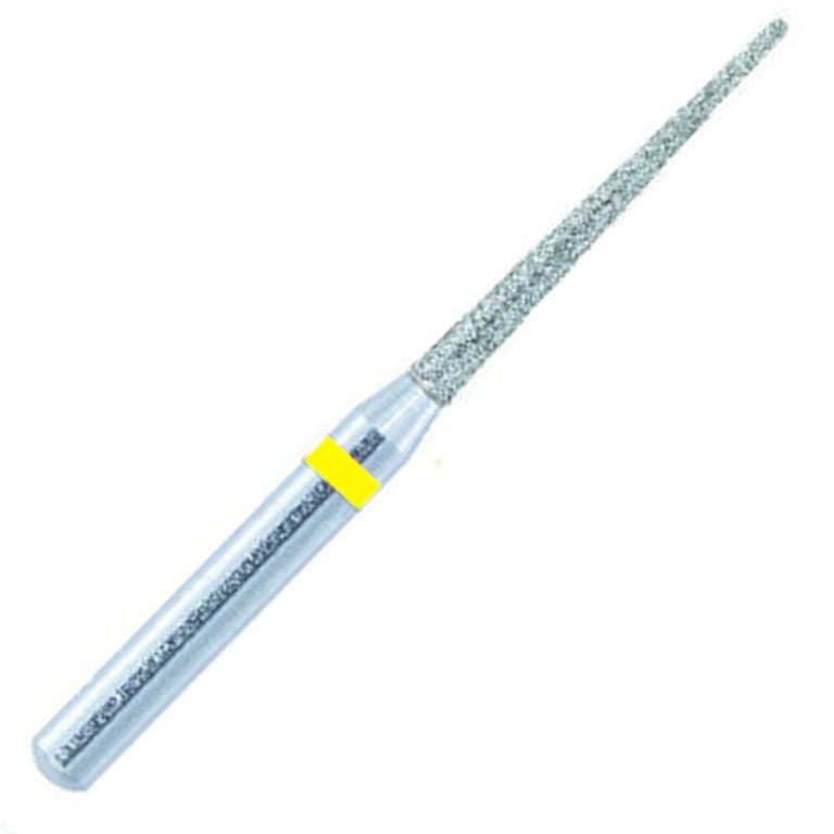 ValuDiamond FG #859.010 Extra Fine Grit Needle Shaped Diamond Bur, 10/Pk. Head size 1.0mm, head