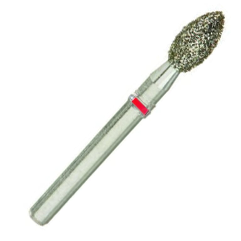ValuDiamond FG #368.023 Fine Grit Football Shaped Diamond Bur, 10/Pk. Head size 2.3mm, head length