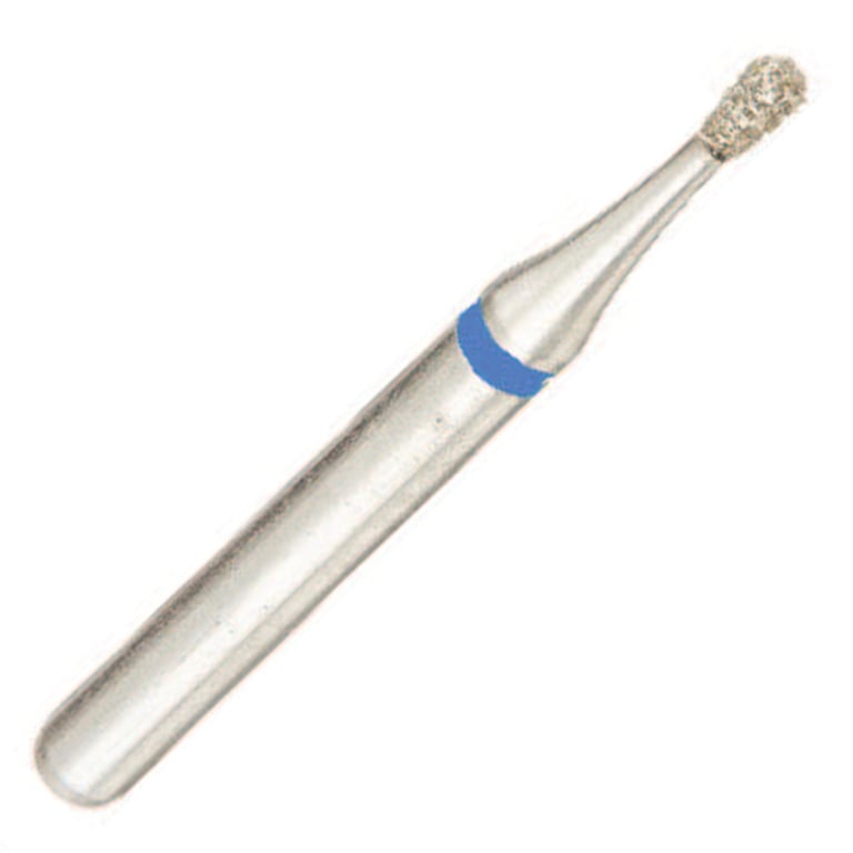 ValuDiamond FG #830.008 Medium Grit Pear Shaped Diamond Bur, 10/Pk. Head size 0.8mm (V-830/008M)