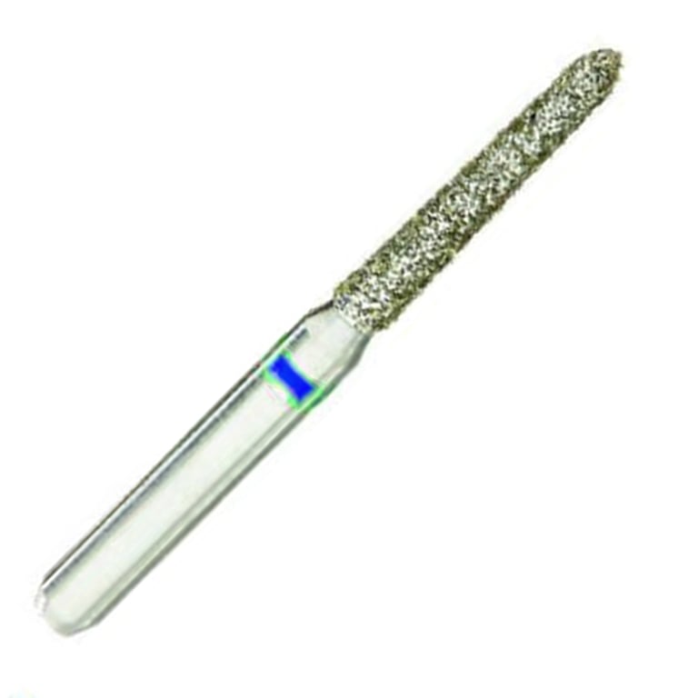 ValuDiamond FG #879K.014 Medium Grit Modified Chamfer Diamond Bur, 10/Pk. Head size 1.4mm, head