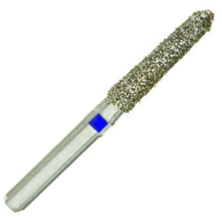 ValuDiamond FG #879K.018 Medium Grit Modified Chamfer Diamond Bur, 10/Pk. Head size 1.8mm, head