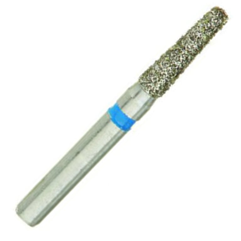 ValuDiamond FG #846KR.016 Medium Grit Modified Shoulder Taper Diamond Bur, 10/Pk. Head size 1.6mm