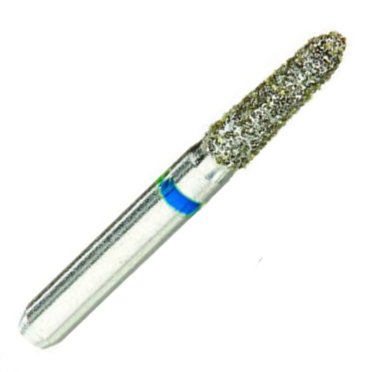 ValuDiamond FG #877K.016 Medium Grit Gingival Curettage Diamond Bur, 10/Pk. Head size 1.6mm, head