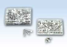 DentAmerica Screw-Type Prophy Brush, Metal Chank, Flat, Package of 144