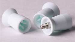 DentAmerica Prophy Cups - Screw-On, Medium-Soft 144/Pk. Webbed, White. Have high elasticity
