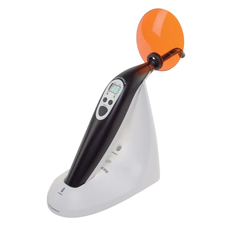 Litex 696 Cordless LED Curing Light with Dual Intensity, 8.5 mm autoclavable probe with 360