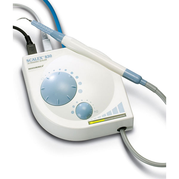 Scalex 830 Ultrasonic Scaler Unit with 30K Tip. System includes handpiece with 8 ft. cord, one