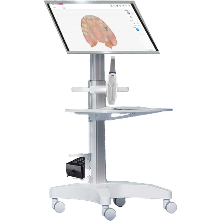 QuickScan IOS All-in-One Cart System, Includes: Scanner wand with 3 regular and 1 mini tip