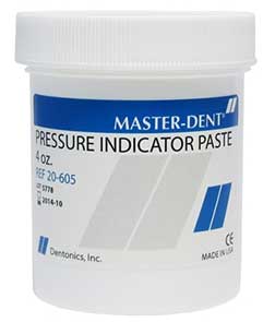 Master-Dent Pressure Indicator Paste, 4 oz. Jar