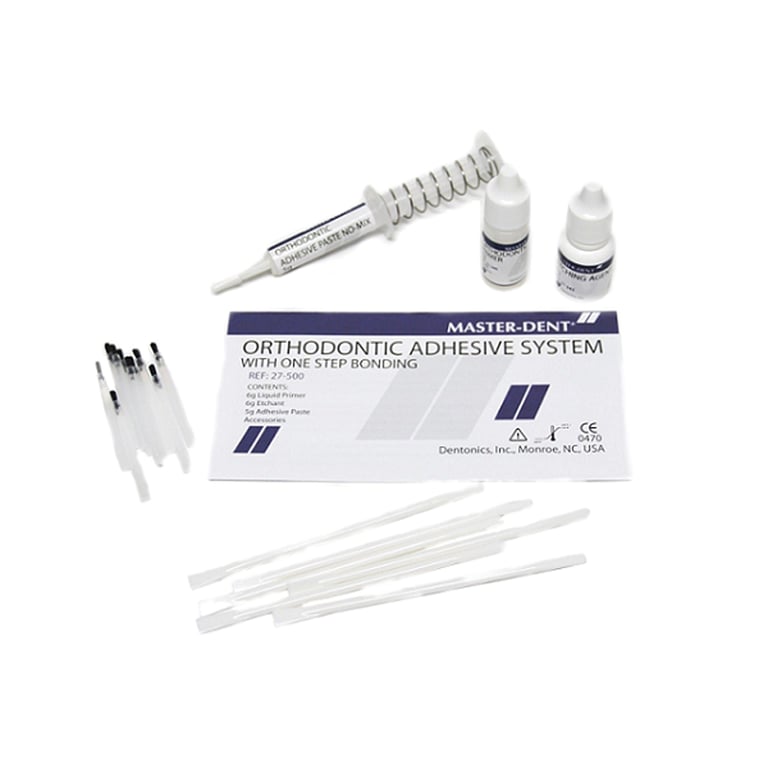 Master-Dent No-Mix One Step Orthodontic Adhesive Kit - Trial Size. Convenience and security