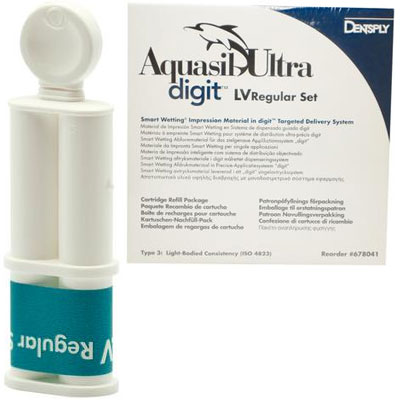 Aquasil Ultra LV Low Viscosity Regular set: 50 Large Unit Doses, 50 Mixing Tips, 50 Intraoral
