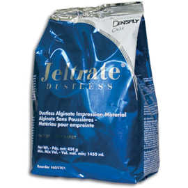 Jeltrate Dustless Alginate - Fast Set, 8 Lb. Kit: 8 - 1 Lb. Bags with Measures and Canister