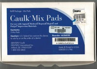 Reprosil and Polyjel 5" x 8" mixing pad, package of 5 pads