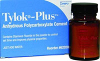 Tylok-Plus self-cure anhydrous polycarboxylate cement, 50 grams of powder