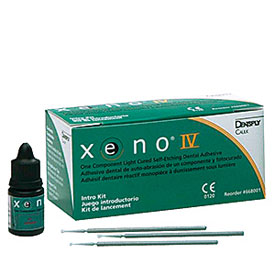 Xeno IV LC Bottle Kit. One Component Light Cured Self-Etching Dental Adhesive. Kit contains: 1
