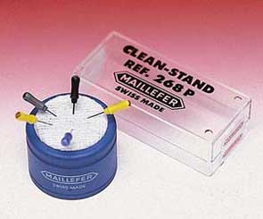 Endo Clean Stand Round Black. Multipurpose Organizer for Cleaning, Sterilizing, and Staging