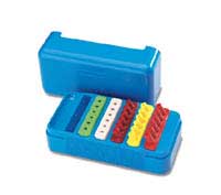 Endo Instrument Organizer Sterilizes and Organizes both Burs and Files, 6 Compartments can be