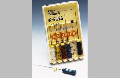 Maillefer #30, 21mm Hedstrom Files 6/Box. Stainle
