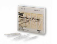 Maillefer #40, .06 Hand Rolled, Increased Tapered Absorbent Points. Package of 180 Points